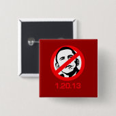 Anti-Obama - 1.20.13 Button (Vorne & Hinten)