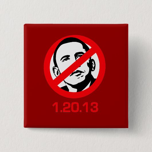 Anti-Obama - 1.20.13 Button (Vorderseite)
