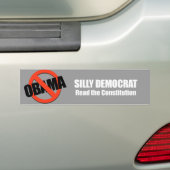 Anti-Obama - alberner Demokrat, las die Autoaufkleber (Auf Auto)