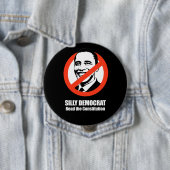 Anti-Obama - alberner Demokrat, lesen Sie die Verf Button (Beispiel)