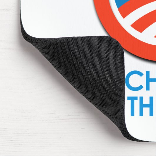 ANTI-OBAMA - ÄNDERN SIE FÜR DAS SCHLECHTERE MOUSEPAD (Ecke)