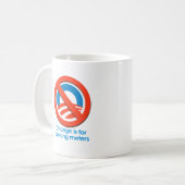 ANTI-OBAMA - ÄNDERN SIE IST FÜR PARKUHREN KAFFEETASSE (Vorderseite Links)