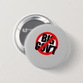 Anti-Obama - Anti-Big Government Button (Vorne & Hinten)