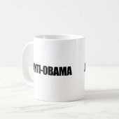 Anti-Obama - ANTIOBAMA Kaffeetasse (Vorderseite Links)