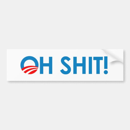 Anti-Obama-Autoaufkleber Autoaufkleber (Vorne)