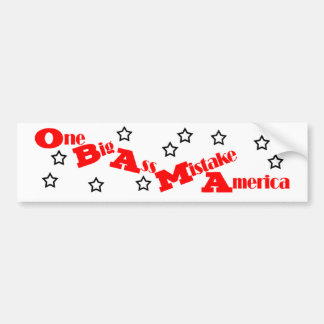 Anti-Obama-Autoaufkleber Autoaufkleber