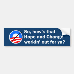 Anti-Obama-Autoaufkleber Autoaufkleber