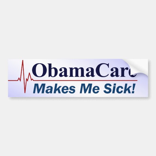 Anti-Obama-Autoaufkleber Autoaufkleber (Vorne)