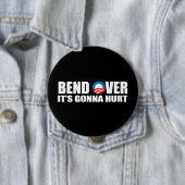 Anti-Obama-Autoaufkleber - Biegung über ihr geht Button (Beispiel)