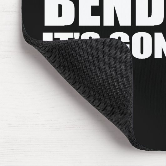 Anti-Obama-Autoaufkleber - Biegung über ihr geht Mousepad (Ecke)