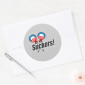 Anti-Obama-Autoaufkleber - Geißel 2 Runder Aufkleber (Umschlag)