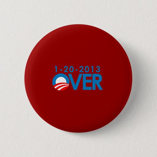 Anti-Obama-Autoaufkleber - in 1-20-2013 Button (Vorderseite)