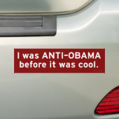 Anti-Obama-Autoaufkleber (rot) Autoaufkleber (Auf Auto)
