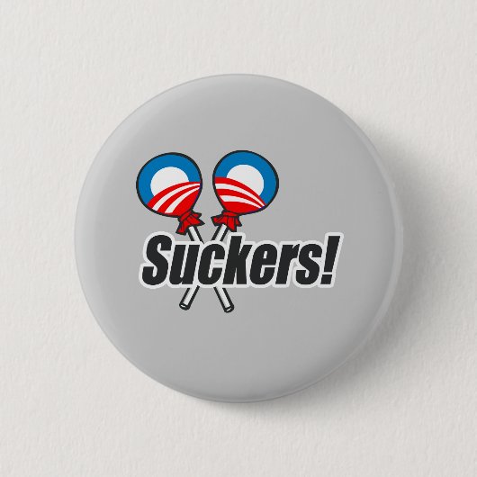 Anti-Obama-Autoaufkleber - Sauger 2 Button (Vorderseite)