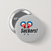 Anti-Obama-Autoaufkleber - Sauger 2 Button (Vorne & Hinten)