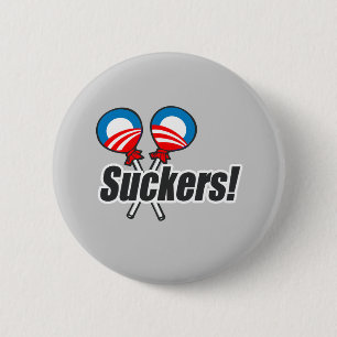 Anti-Obama-Autoaufkleber - Sauger 2 Button