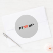 Anti-Obama-Autoaufkleber - Trotzdem 2012 Runder Aufkleber (Umschlag)