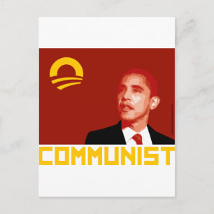 Anti-Obama: Barack Obama Kommunist Postkarte