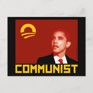 Anti-Obama: Barack Obama Kommunist Postkarte