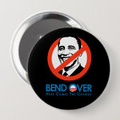 Anti-Obama - Beifall für den Wandel Button (Vorne & Hinten)
