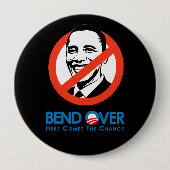 Anti-Obama - Beifall für den Wandel Button (Vorderseite)