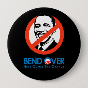 Anti-Obama - Biegung vorbei für Änderung Button