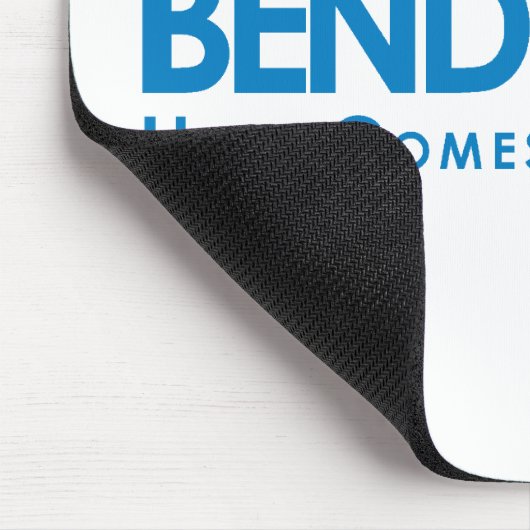 Anti-Obama - Biegung vorbei für Änderung Mousepad (Ecke)