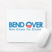 Anti-Obama - Biegung vorbei für Änderung Mousepad (Mit Mouse)
