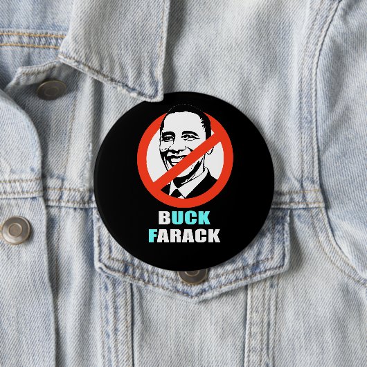 Anti-Obama - Buck Farack Button (Beispiel)