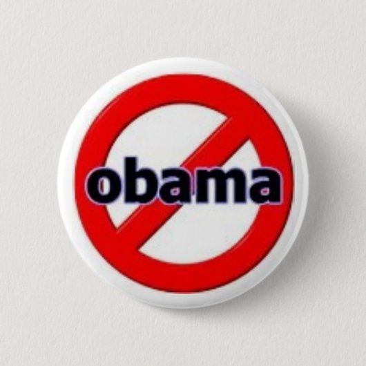 Anti-Obama Button (Vorderseite)