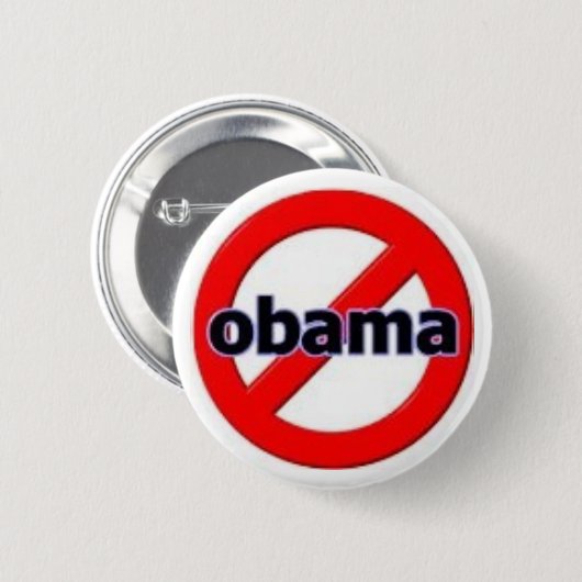 Anti-Obama Button (Vorne & Hinten)