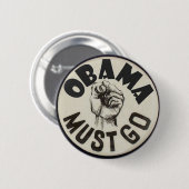 Anti-obama Button (Vorne & Hinten)