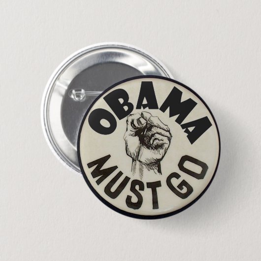 Anti-obama Button (Vorne & Hinten)