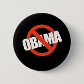 ANTI-OBAMA BUTTON (Vorderseite)