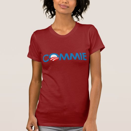 Anti-Obama - Commie T-Shirt (Vorderseite)