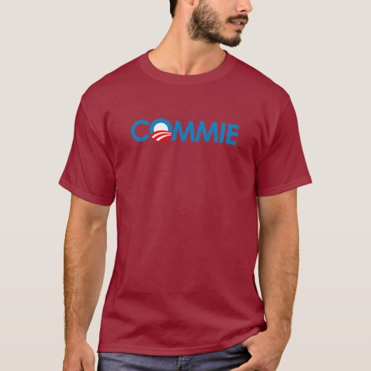 Anti-Obama - Commie T-Shirt (Vorderseite)