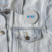 Anti-Obama - Der schlimmste Präsident je Button (Beispiel)