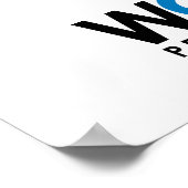 Anti-Obama - Der schlimmste Präsident je schwarz Poster (Ecke)