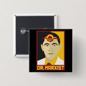Anti-Obama: Doktor Marxist Button (Vorne & Hinten)