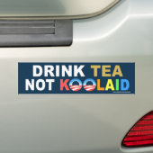 Anti Obama "Drink Tee Not Koolaid" Aufkleber Autoaufkleber (Auf Auto)