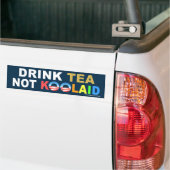 Anti Obama "Drink Tee Not Koolaid" Aufkleber Autoaufkleber (Auf Lkw)