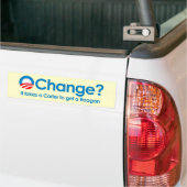 Anti-Obama - es nimmt ein Carter, um einen Reagan Autoaufkleber (Auf Lkw)