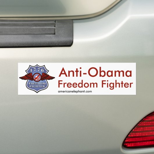 Anti-Obama-Freiheits-Kämpfer Autoaufkleber (Auf Auto)