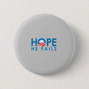 Anti-Obama - Hoffnung, die er versagt Button