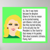 Anti-Obama Irony Poster (Vorne)