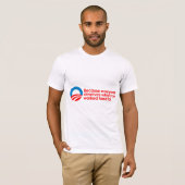 Anti-Obama - jeder verdient, was Sie schwer T-Shirt (Vorne ganz)