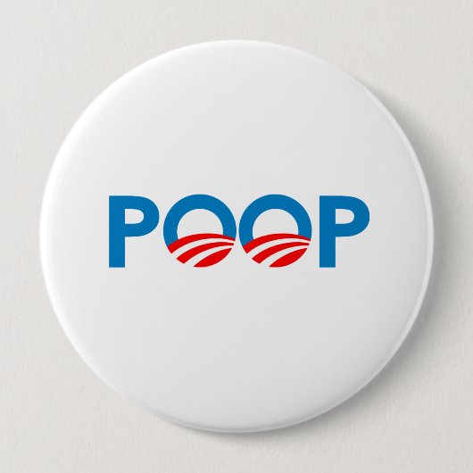 ANTI-OBAMA - KACKEN SIE BUTTON (Vorderseite)