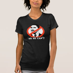 ANTI-OBAMA/KEIN KANN ER NICHT T - SHIRT