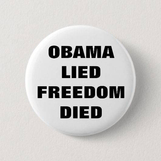 Anti-Obama-Knopf Button (Vorderseite)