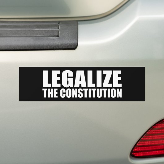 ANTI-OBAMA-, legalisieren Sie die Konstitution Autoaufkleber (Auf Auto)